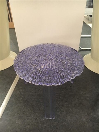 T-table - isblå udstillingsmodel - Kartell